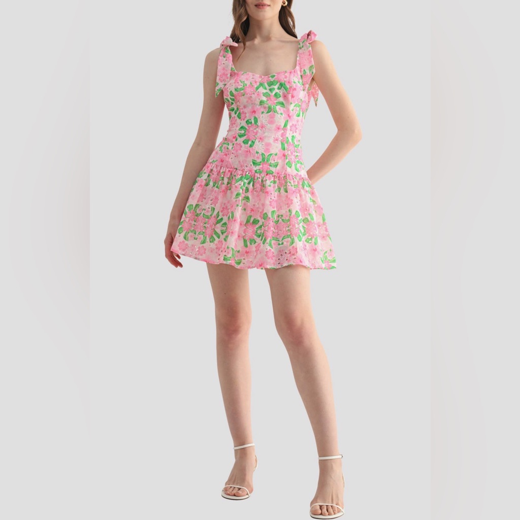Nwt Floral Mini Dress